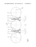 ROLLING BEARING WITH ROLLING BODIES DISPOSED IN A PLURALITY OF CAGE     SEGMENTS diagram and image