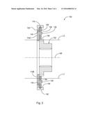 ONE WAY WEDGE CLUTCH WITH DISPLACEABLE WEIGHT ELEMENT TO ELIMINATE LOCKUP     IN FREE-WHEEL MODE diagram and image