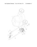 TRANSMISSION FOR A WHEELED VEHICLE WITH A WALKING DRIVER, AND WHEELED     VEHICLE EQUIPPED WITH SUCH A TRANSMISSION diagram and image