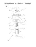 HEIGHT-ADJUSTABLE FOOT ARRANGEMENT diagram and image