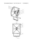 LED Projector Capable of Emitting Light in 180.degree. diagram and image