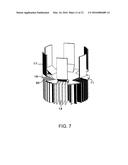 HEAT SINK HAVING HEAT DISSIPATING FIN AND LIGHTING DEVICE diagram and image