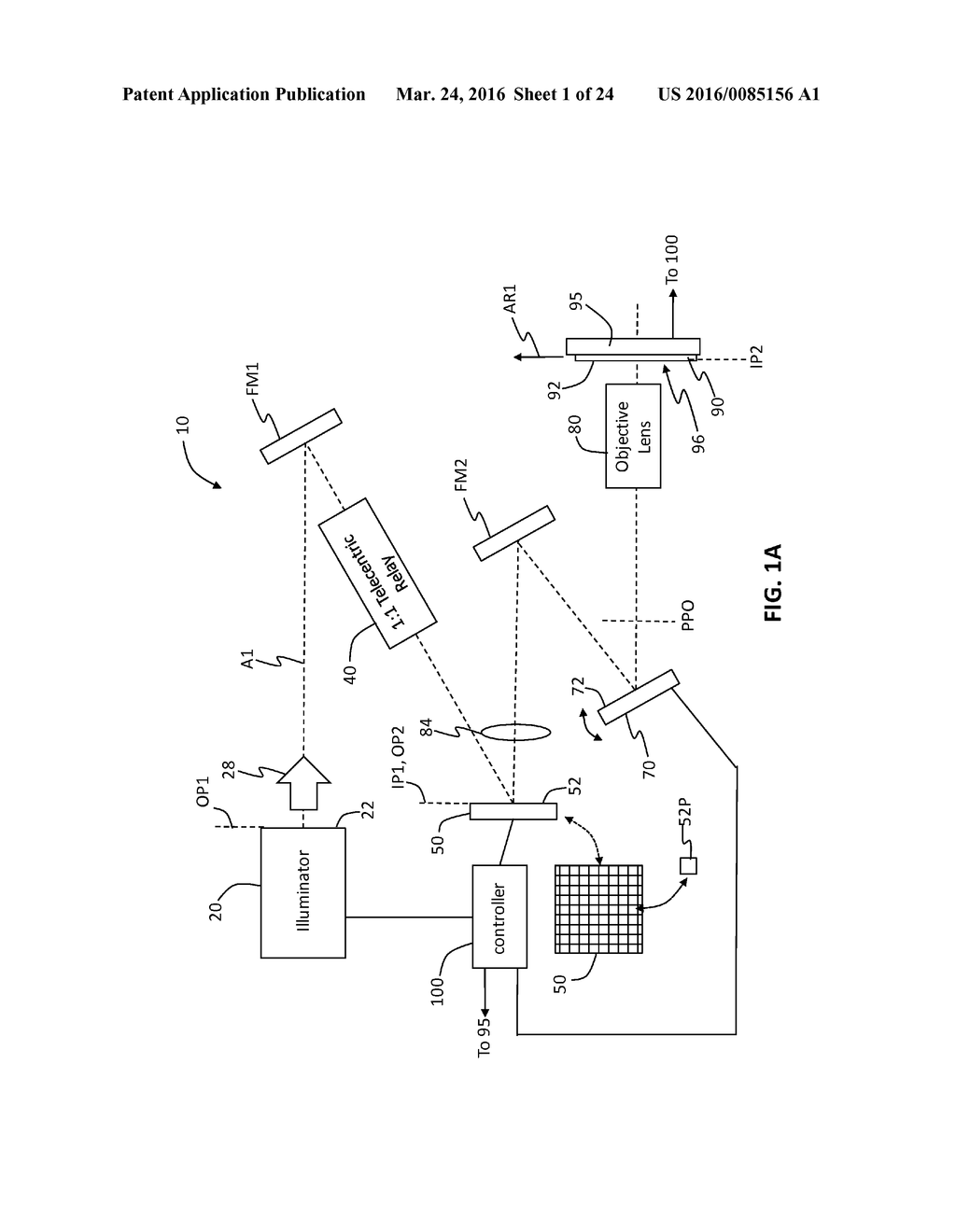 Maskless digital lithography systems and methods with image motion     compensation - diagram, schematic, and image 02