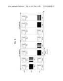 VIDEO DISPLAY METHOD USING VISIBLE LIGHT COMMUNICATION IMAGE INCLUDING     STRIPE PATTERNS HAVING DIFFERENT PITCHES diagram and image