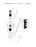 VIDEO DISPLAY METHOD USING VISIBLE LIGHT COMMUNICATION IMAGE INCLUDING     STRIPE PATTERNS HAVING DIFFERENT PITCHES diagram and image