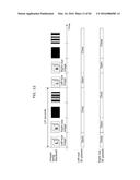 VIDEO DISPLAY METHOD USING VISIBLE LIGHT COMMUNICATION IMAGE INCLUDING     STRIPE PATTERNS HAVING DIFFERENT PITCHES diagram and image