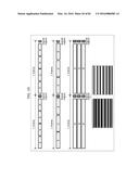 VIDEO DISPLAY METHOD USING VISIBLE LIGHT COMMUNICATION IMAGE INCLUDING     STRIPE PATTERNS HAVING DIFFERENT PITCHES diagram and image