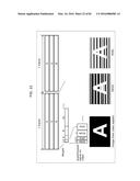 VIDEO DISPLAY METHOD USING VISIBLE LIGHT COMMUNICATION IMAGE INCLUDING     STRIPE PATTERNS HAVING DIFFERENT PITCHES diagram and image