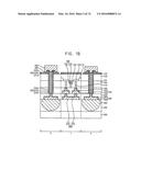 SEMICONDUCTOR DEVICES INCLUDING THROUGH-SILICON-VIAS AND METHODS OF     MANUFACTURING THE SAME AND SEMICONDUCTOR PACKAGES INCLUDING THE     SEMICONDUCTOR DEVICES diagram and image