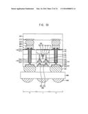 SEMICONDUCTOR DEVICES INCLUDING THROUGH-SILICON-VIAS AND METHODS OF     MANUFACTURING THE SAME AND SEMICONDUCTOR PACKAGES INCLUDING THE     SEMICONDUCTOR DEVICES diagram and image