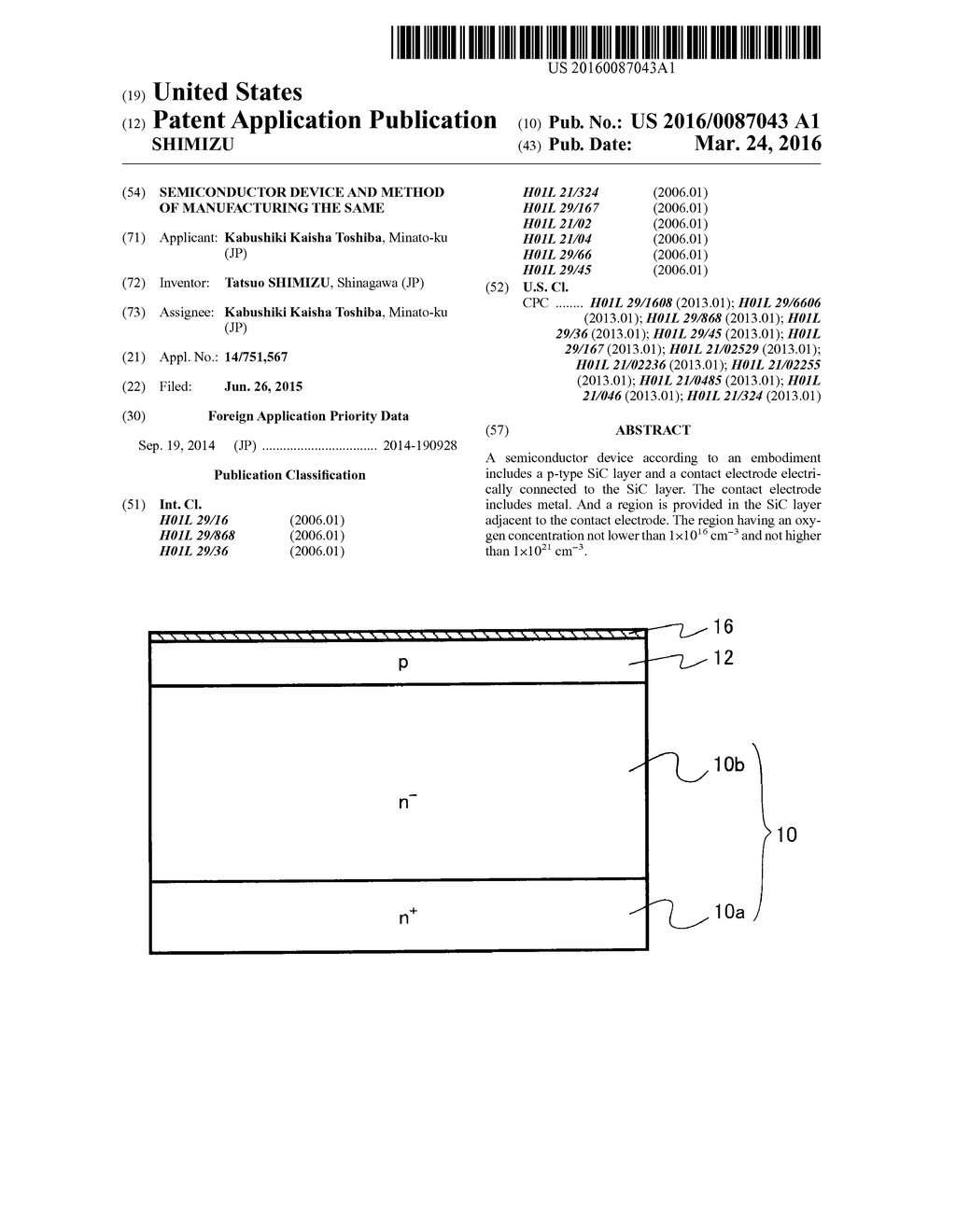 SEMICONDUCTOR DEVICE AND METHOD OF MANUFACTURING THE SAME - diagram, schematic, and image 01