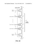 3D MEMORY HAVING NAND STRINGS SWITCHED BY TRANSISTORS WITH ELONGATED     POLYSILICON GATES diagram and image