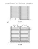 3D MEMORY HAVING NAND STRINGS SWITCHED BY TRANSISTORS WITH ELONGATED     POLYSILICON GATES diagram and image