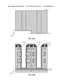 3D MEMORY HAVING NAND STRINGS SWITCHED BY TRANSISTORS WITH ELONGATED     POLYSILICON GATES diagram and image