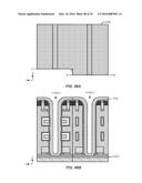 3D MEMORY HAVING NAND STRINGS SWITCHED BY TRANSISTORS WITH ELONGATED     POLYSILICON GATES diagram and image