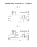 SEMICONDUCTOR DEVICES INCLUDING A STRESSOR IN A RECESS AND METHODS OF     FORMING THE SAME diagram and image