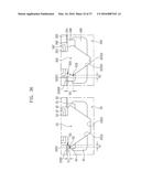 SEMICONDUCTOR DEVICES INCLUDING A STRESSOR IN A RECESS AND METHODS OF     FORMING THE SAME diagram and image