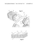 ROTATING ELECTRICAL MACHINE COMPRISING AT LEAST ONE STATOR AND AT LEAST     TWO ROTORS diagram and image