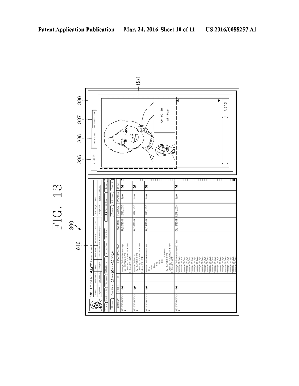 MEDICAL CARE PROVIDER TERMINAL, PATIENT TERMINAL, AND VIDEO CALL METHOD     THEREOF - diagram, schematic, and image 11