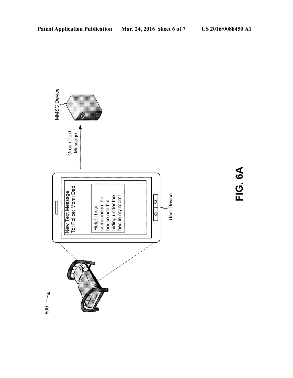 GROUP TEXT MESSAGING TO EMERGENCY SERVICES - diagram, schematic, and image 07