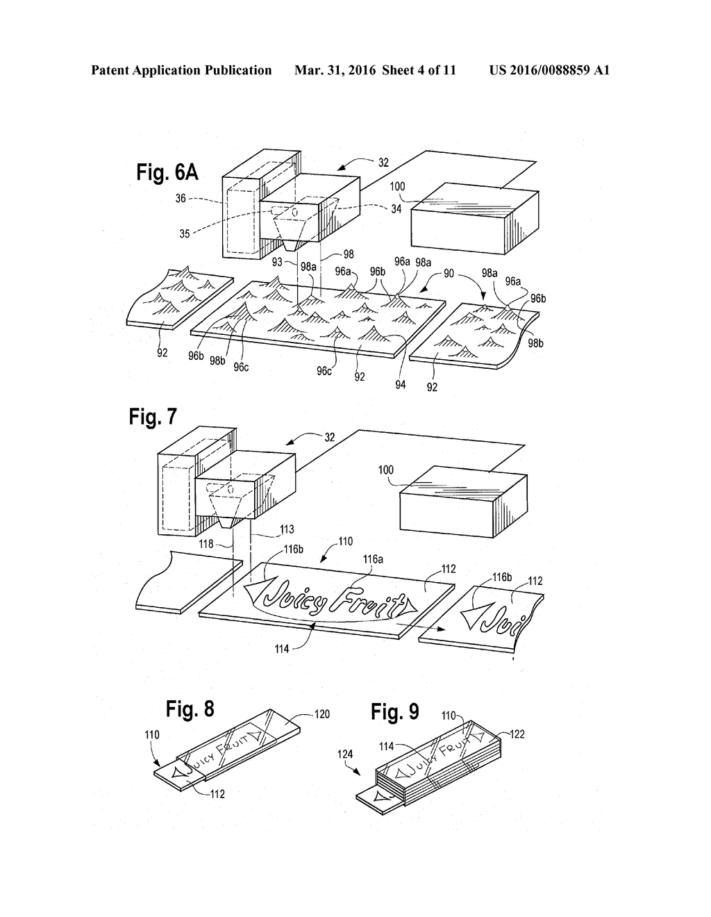 NON-CONTACT PRINTED COMESTIBLE PRODUCTS AND APPARATUS AND METHOD FOR     PRODUCING SAME - diagram, schematic, and image 05