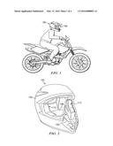 Helmet Having Magnetically Coupled Cheek Pads diagram and image