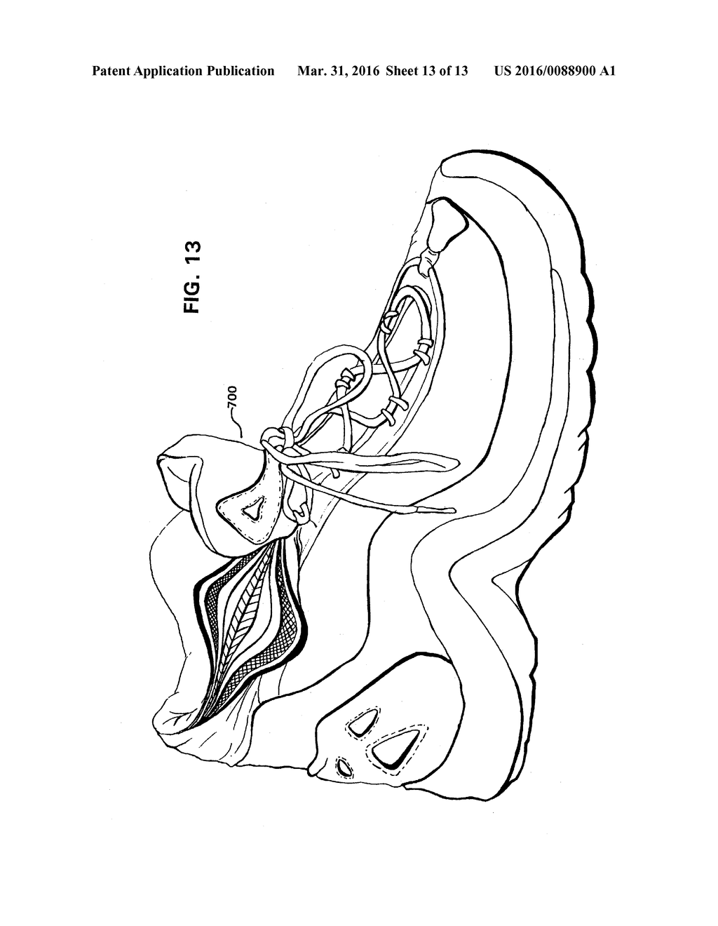 RUNNING SHOES, HIKING SHOES AND BOOTS, SNOWBOARD BOOTS, ALPINE BOOTS,     HIKING BOOTS, AND THE LIKE, HAVING WATERPROOF/BREATHABLE MOISTURE     TRANSFER CHARACTERISTICS - diagram, schematic, and image 14