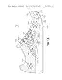 Footwear Incorporating Looped Tensile Strand Elements diagram and image