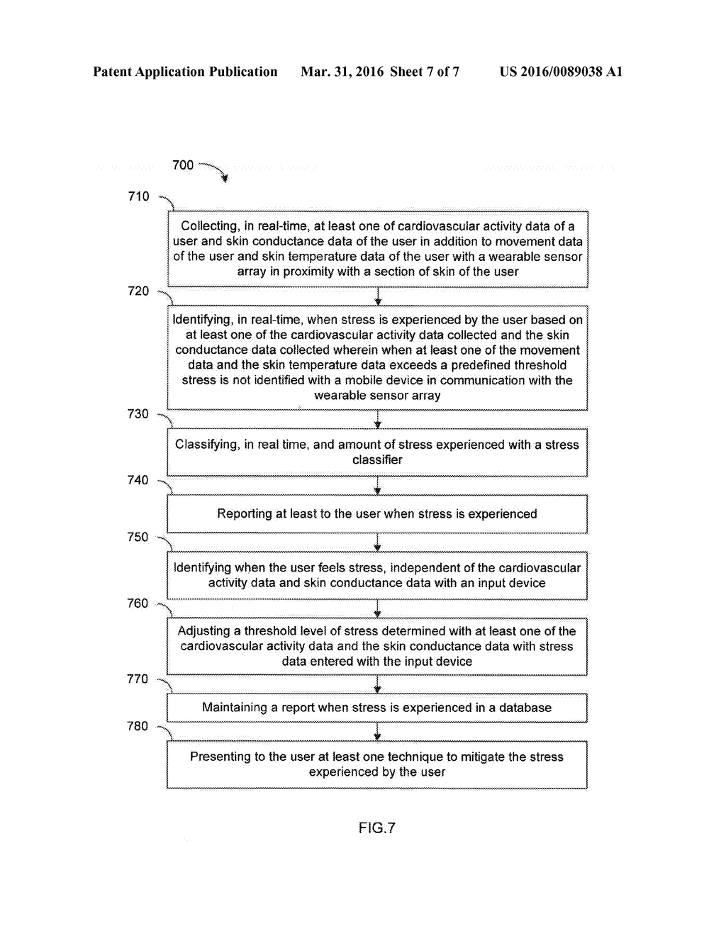 SYSTEM, METHOD, AND COMPUTER PROGRAM PRODUCT FOR THE REAL-TIME MOBILE     EVALUATION OF PHYSIOLOGICAL STRESS - diagram, schematic, and image 08