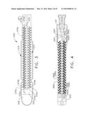 FASTENER CARTRIDGE FOR CREATING A FLEXIBLE STAPLE LINE diagram and image