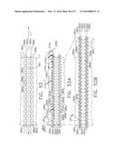 FASTENER CARTRIDGE FOR CREATING A FLEXIBLE STAPLE LINE diagram and image