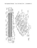 FASTENER CARTRIDGE FOR CREATING A FLEXIBLE STAPLE LINE diagram and image