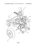 FOLDING DEVICE FOR POWER SCOOTERS diagram and image