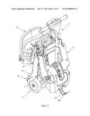 FOLDING DEVICE FOR POWER SCOOTERS diagram and image