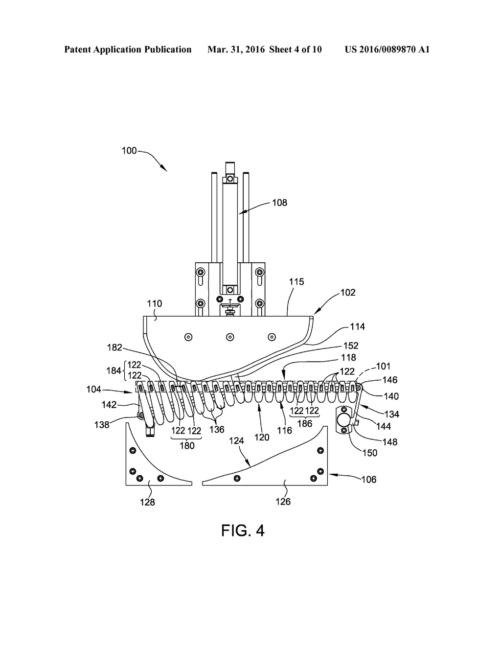 APPARATUS FOR AND METHOD OF SHAPING AND APPLYING A SEGMENT TO A MOVING WEB - diagram, schematic, and image 05