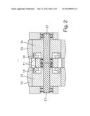 MOBILE COMPONENT HAVING A ROLLER BEARING UNIT diagram and image