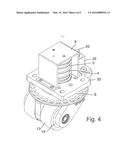 MOBILE COMPONENT HAVING A ROLLER BEARING UNIT diagram and image