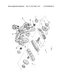 ADJUSTABLE SHOE MOUNTING STRUCTURE FOR BICYCLE BRAKE DEVICE diagram and image