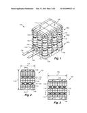 SYSTEM AND METHOD FOR PALLETLESS SHIPMENT OF GAS CYLINDER ARRAYS diagram and image