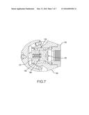 HIGH PRESSURE FLUID SPRAY NOZZLE INCORPORATING A FLOW CONTROLLED SWITCHING     VALVE diagram and image