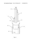 LOW NOX, HIGH EFFICIENCY, HIGH TEMPERATURE, STAGED RECIRCULATING BURNER     AND RADIANT TUBE COMBUSTION SYSTEM diagram and image