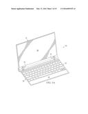 HINGE CONFIGURATION FOR AN ELECTRONIC DEVICE diagram and image