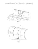 HINGE CONFIGURATION FOR AN ELECTRONIC DEVICE diagram and image