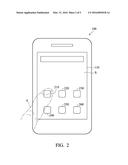 ELECTRONIC DEVICE WITH TOUCH SCREEN FOR FINGERPRINT RECOGNITION diagram and image