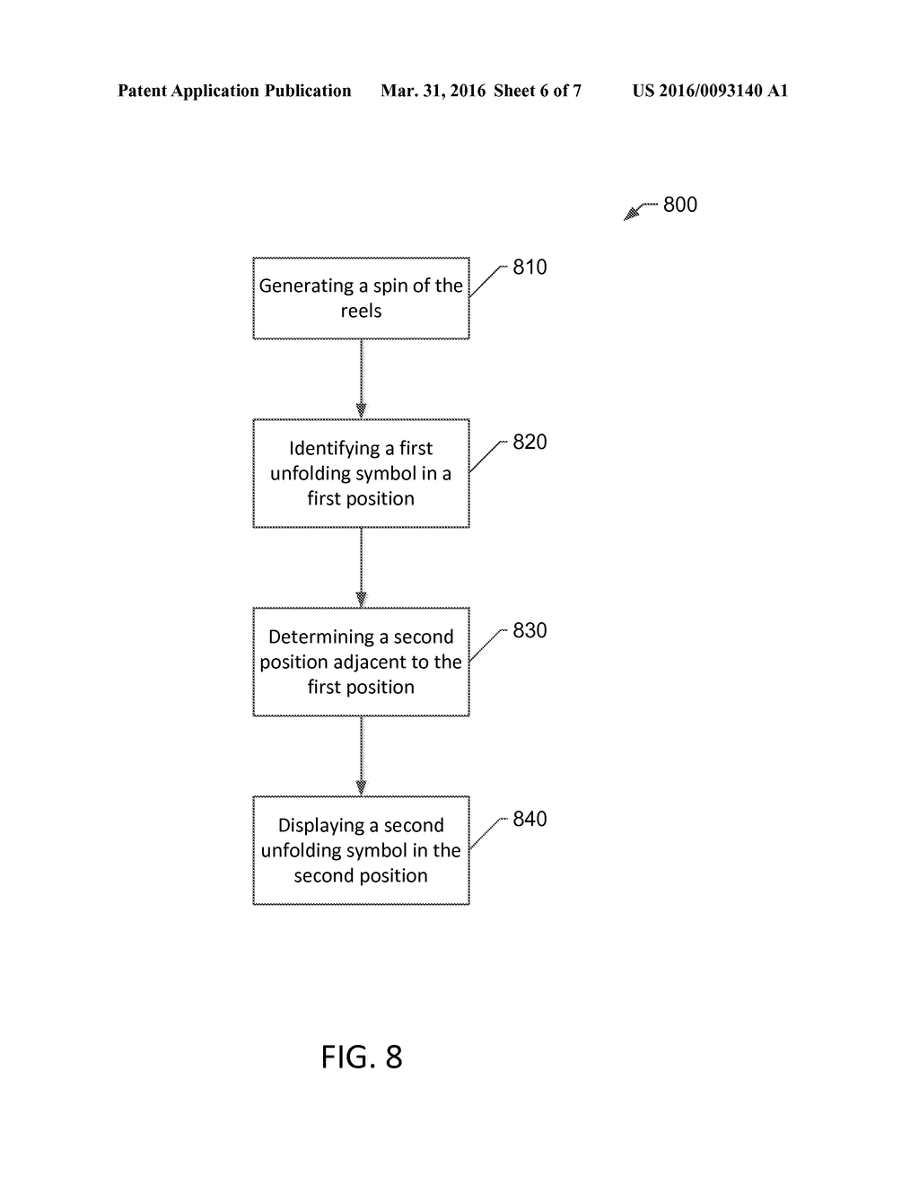 SYSTEM AND METHOD FOR PROVIDING A GAME WITH UNFOLDING SYMBOLS - diagram, schematic, and image 07