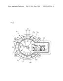 METER DISPLAY DEVICE FOR VEHICLE diagram and image