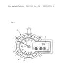 METER DISPLAY DEVICE FOR VEHICLE diagram and image