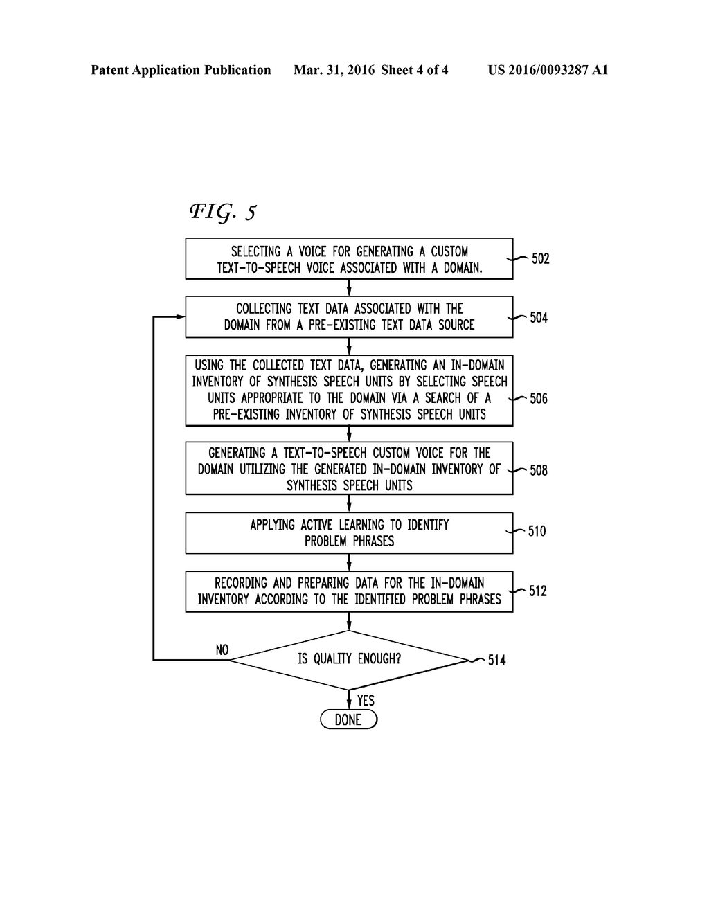 SYSTEM AND METHOD FOR GENERATING CUSTOMIZED TEXT-TO-SPEECH VOICES - diagram, schematic, and image 05