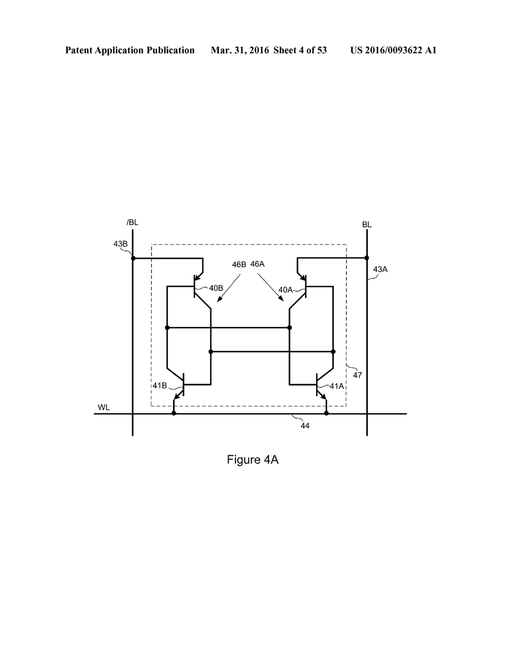 Cross-Coupled Thyristor SRAM Semiconductor Structures and Methods of     Fabrication - diagram, schematic, and image 05