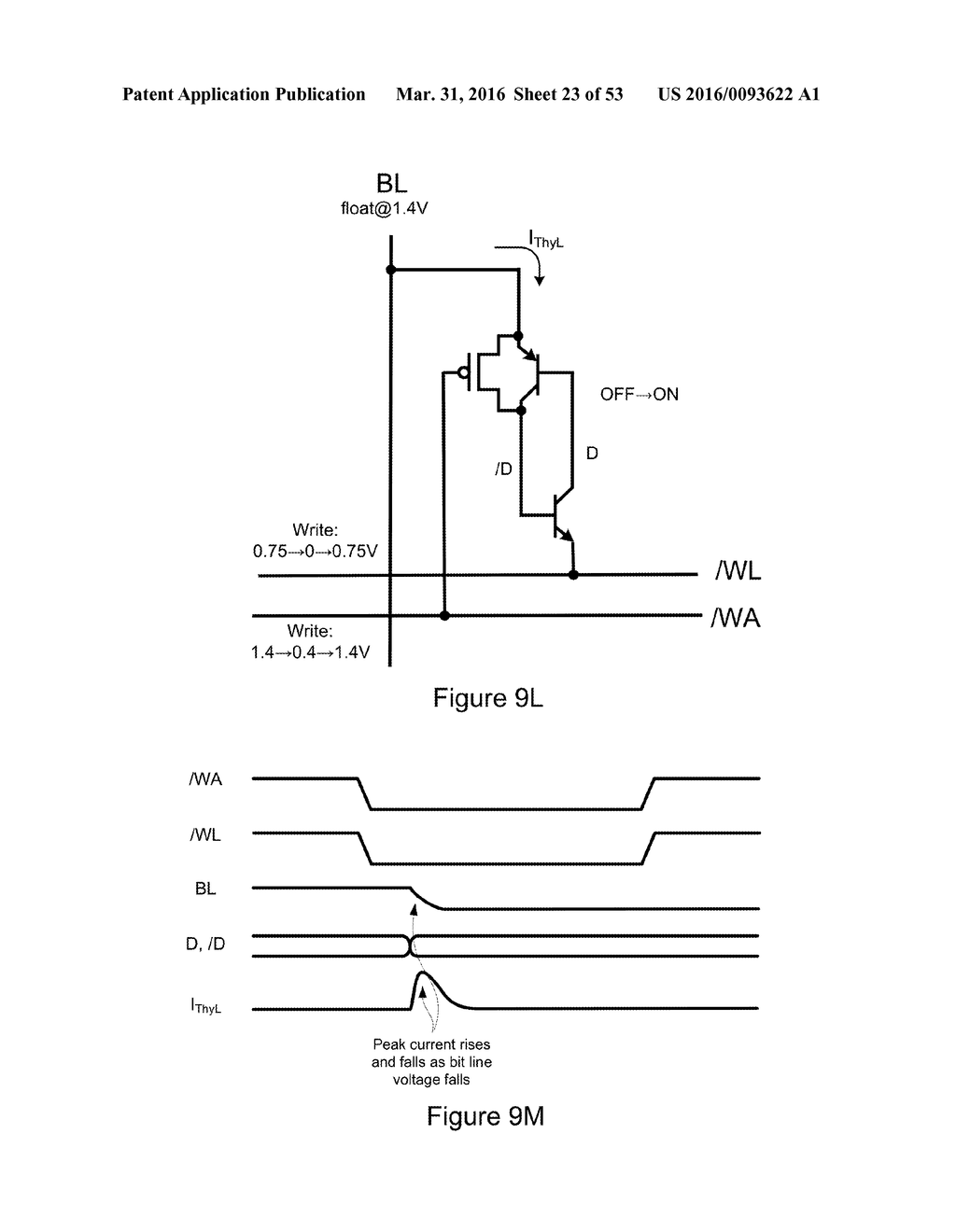 Cross-Coupled Thyristor SRAM Semiconductor Structures and Methods of     Fabrication - diagram, schematic, and image 24